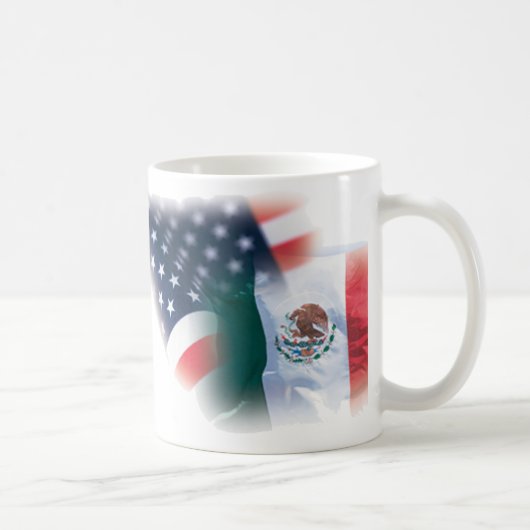 Mexiko-amerikanische Kaffee-Tasse mit Adler Kaffeetasse (Rechts)
