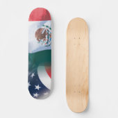 Mexiko-amerikanisches Skateboard (Vorderseite)