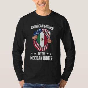 Mexiko amerikanisches Wachstum mit mexikanischen W T-Shirt
