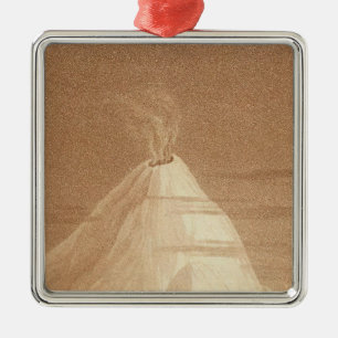 Mexiko-Ansicht von Orizaba Silbernes Ornament