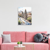 Mexiko Aquarellkunst Leinwanddruck (Insitu (Wohnzimmer))