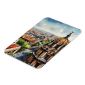 Mexiko Aquarellkunst Magnet (Linke Seite)