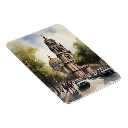 Mexiko Aquarellkunst Magnet (Rechte Seite)