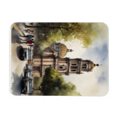 Mexiko Aquarellkunst Magnet (Horizontal)