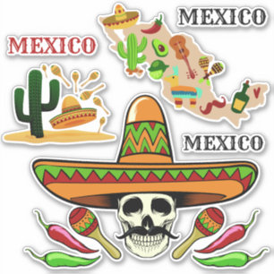 MEXIKO-Aufkleber Aufkleber