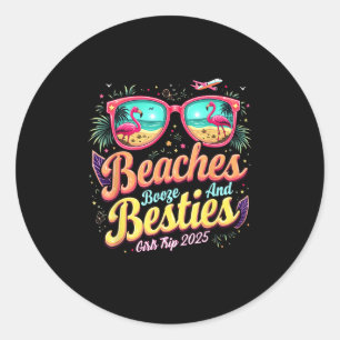 Mexiko Ausflugsstrände Booze Besties Girls Trip Be Runder Aufkleber