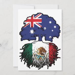 Mexiko Australisches Australien Tree Roots Einladung