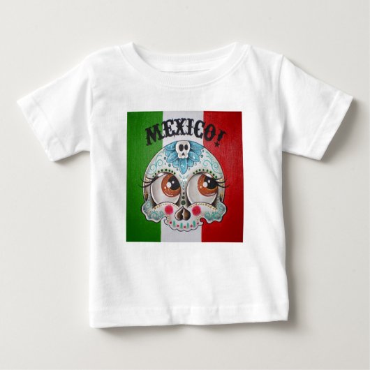 Mexiko Baby T-shirt (Vorderseite)