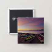 Mexiko, Baja, See von Cortez. Kajaks und Meeresfrü Button (Vorne & Hinten)