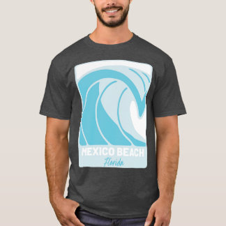 Mexiko Beach Florida Atlantik FL Crashing Wa T-Shirt