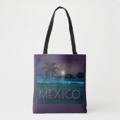 Mexiko Beach Night Tasche (Vorderseite)