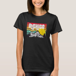 Mexiko Berge Sierra Madre Wälder Vintage Sonnen T-Shirt