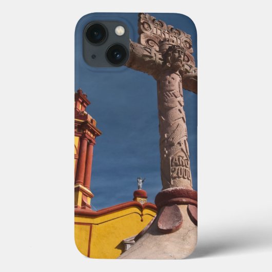 Mexiko, Bernal. Aussicht auf Iglesia de San Sebast Case-Mate iPhone Hülle (Rückseite)