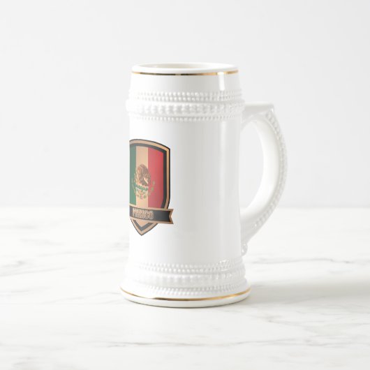 Mexiko Bierglas (VorderseiteRechts)