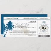 Mexiko-Boarding Save the Date (Vorne/Hinten)