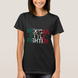 Mexiko Boxen mexikanischer Kampfstil Funny Fight T-Shirt