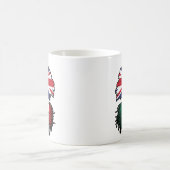Mexiko - Britisch-britisches Tree Roots-Flag Kaffeetasse (Mittel)