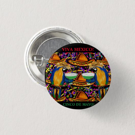 MEXIKO BUTTON (Vorne & Hinten)