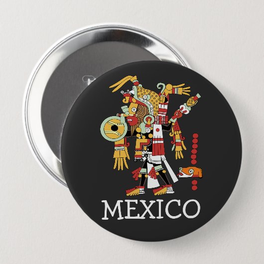 Mexiko-Button Button (Vorne & Hinten)