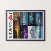 Mexiko - Cancun I Liebe - Puzzle (Horizontal)