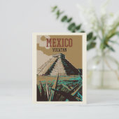 Mexiko, Chichén Itzá, Yucatán, Maya-Ruinen Postkar Postkarte (Stehend Vorderseite)