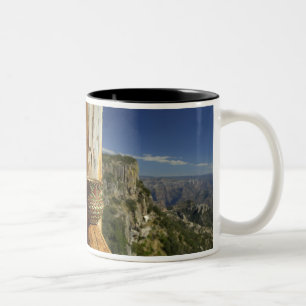 Mexiko, Chihuahua, Copper Canyon. Blick von Zweifarbige Tasse