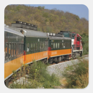 Mexiko, Chihuahua, Kupfer Canyon. Ansichten von Quadratischer Aufkleber