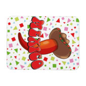 Mexiko Chili Pepper niedliches Party Magnet (Horizontal)