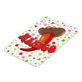 Mexiko Chili Pepper niedliches Party Magnet (Linke Seite)