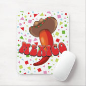 Mexiko Chili Pepper niedliches Party Mousepad (Mit Mouse)