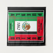 Mexiko - Cinco de Mayo Wandteppich (Vorderseite (Horizontal))