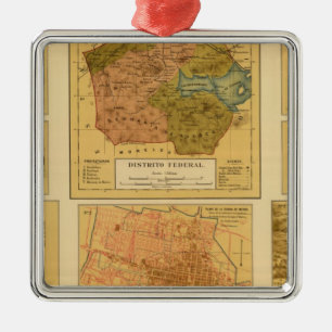 Mexiko City 2 Ornament Aus Metall