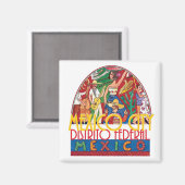 MEXIKO CITY Mexico Magnet (Vorderseite/Rückseite)