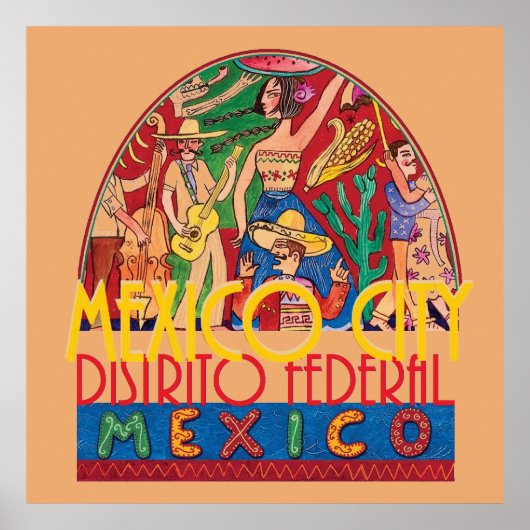 MEXIKO CITY Mexico POSTER Print (Vorne)