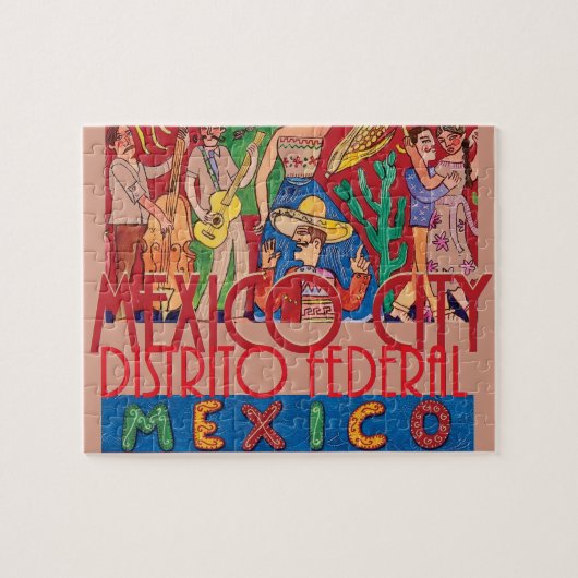 Mexiko City Mexiko Puzzle (Horizontal)