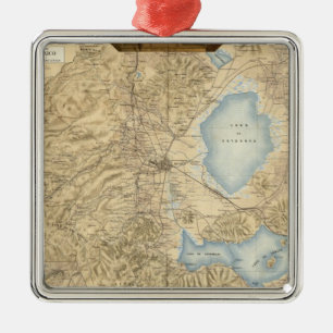 Mexiko City Ornament Aus Metall