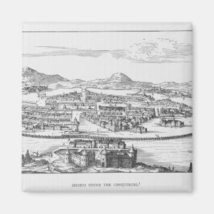 Mexiko City unter dem Eroberer Magnet