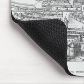 Mexiko City unter dem Eroberer Mousepad (Ecke)