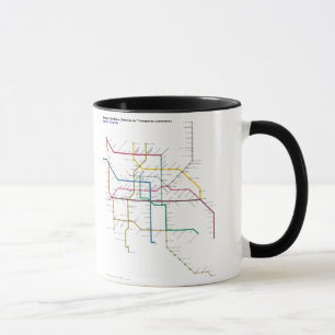 Mexiko- Cityöffentliches Verkehrsmittel Tasse