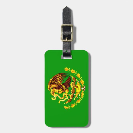 Mexiko COA Gold Gepäckanhänger (Vorderseite vertikal)