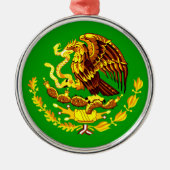 Mexiko COA Gold Silbernes Ornament (Vorne)