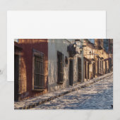 Mexiko Cobblestone Street Dankeskarte (Vorne/Hinten)