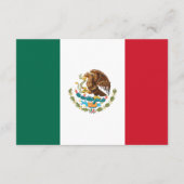 Mexiko - Coupé-Karte Begleitkarte (Rückseite)