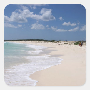 Mexiko, Cozumel, Punta Morena, die Ostküste von Quadratischer Aufkleber