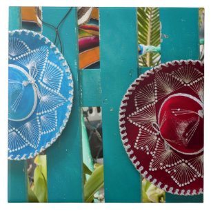 Mexiko, Cozumel. Souvenirs in Isla de Cozumel Fliese