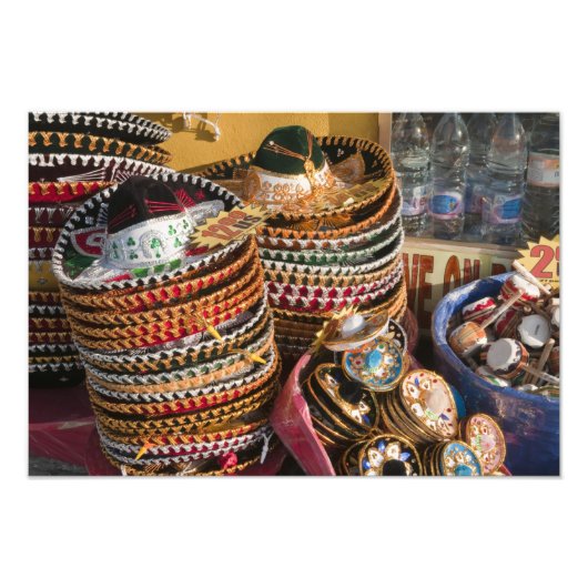 Mexiko, Cozumel. Souvenirs in Isla de Cozumel Fotodruck (Vorne)