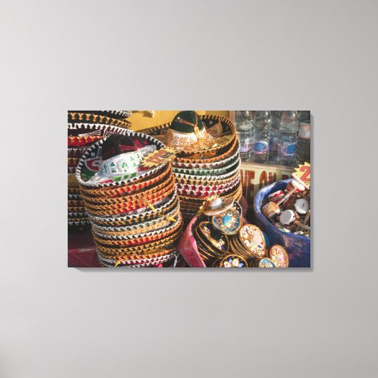 Mexiko, Cozumel. Souvenirs in Isla de Cozumel Leinwanddruck (Vorderseite)