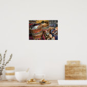 Mexiko, Cozumel. Souvenirs in Isla de Cozumel Poster (Küche)