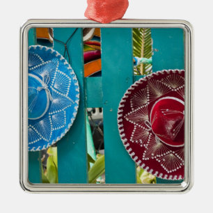 Mexiko, Cozumel. Souvenirs in Isla de Cozumel Silbernes Ornament