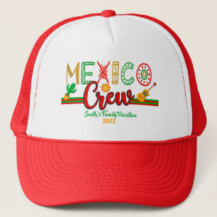 Mexiko Crew Reisen Reisen Urlaub Anpassung Truckerkappe